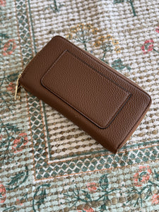 nora whipstitch zip-around wallet | 3 colors