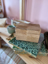 Load image into Gallery viewer, heirloom hand-carved mango wood recipe box