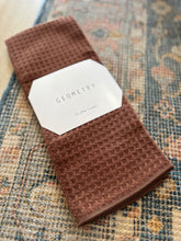 Load image into Gallery viewer, geometry truffle hand towel | 2 colors