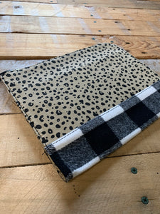 11" plaid mix tablet sleeve