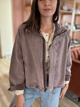 Load image into Gallery viewer, dusty plum cotton jacket
