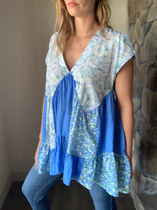 cobalt mix swing tunic