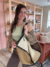 Load image into Gallery viewer, mocha cotton cropped cardigan