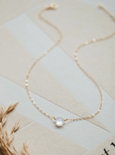 Load image into Gallery viewer, hello adorn moonstone cushion necklace | 14kt gold fill + sterling silver