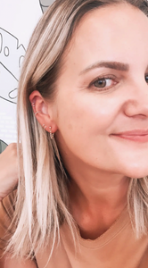 hello adorn beaded ear cuff | gold + silver