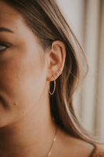 Load image into Gallery viewer, hello adorn everyday hoops