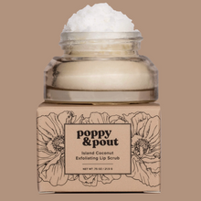 Load image into Gallery viewer, poppy &amp; pout exfoliating lip scrub