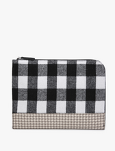 Load image into Gallery viewer, 13&quot; plaid mix tablet sleeve