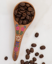 Load image into Gallery viewer, natural life wooden coffee scoop - but first coffee