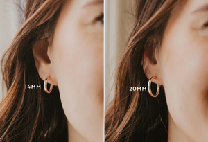 hello adorn bold hoops 14mm