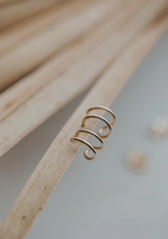 Load image into Gallery viewer, hello adorn double up posts | 14kt gold fill + sterling silver