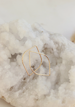 Load image into Gallery viewer, hello adorn mini petal earrings | 14kt gold fill + sterling silver