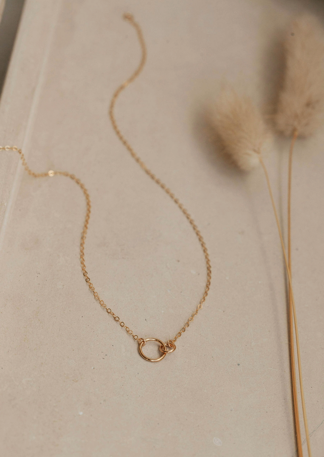 hello adorn tiny links necklace 18