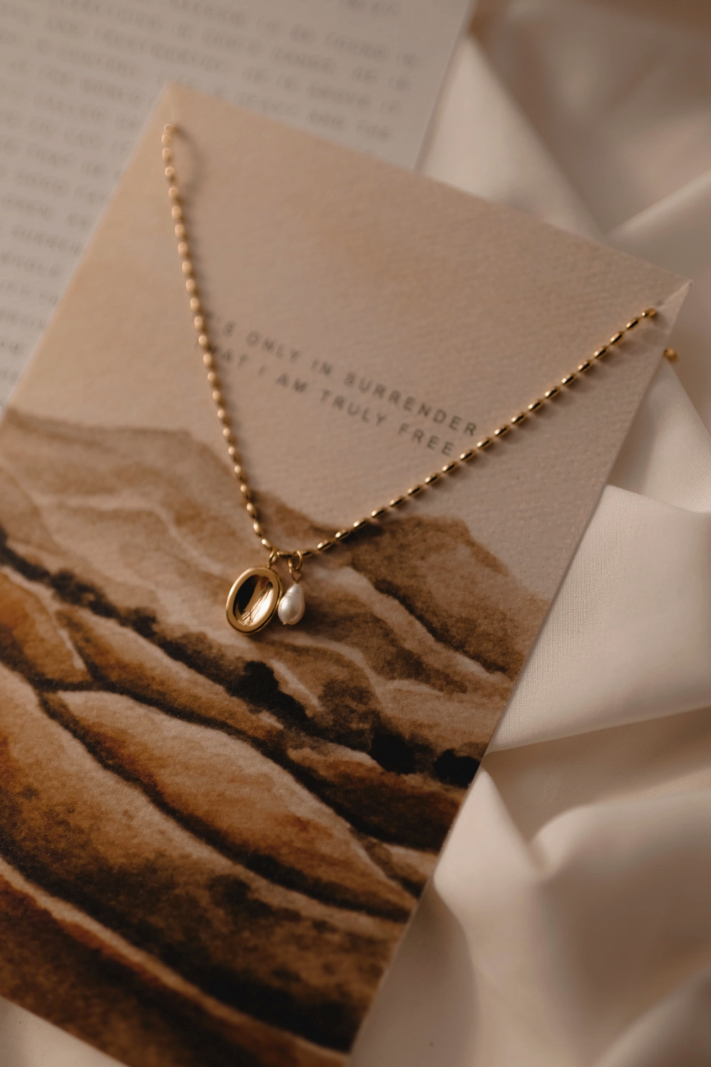 relinquishing control necklace