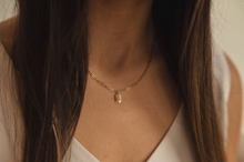 Load image into Gallery viewer, do not worry mini tag necklace
