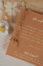 Load image into Gallery viewer, do not worry mini tag necklace