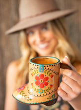 Load image into Gallery viewer, natural life folk art mug - betty the boot