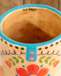 natural life folk art mug - betty the boot