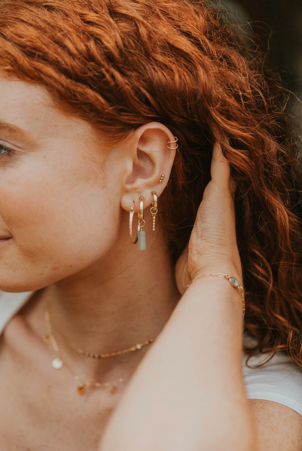 hello adorn twisted double up ear cuff