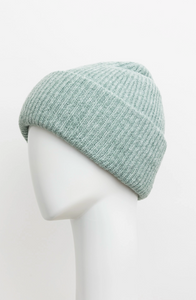 soft heathered knit beanie