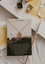 Load image into Gallery viewer, planted christian necklace