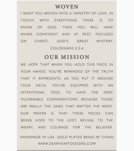 Load image into Gallery viewer, woven christian necklace