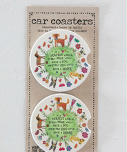 Load image into Gallery viewer, natural life every dog has a home car coasters