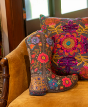 Load image into Gallery viewer, natural life boho boot pillow