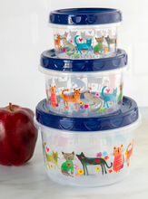 Load image into Gallery viewer, natural life cat storage containers - set of 3