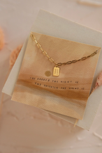 Load image into Gallery viewer, true light mini tag christian necklace