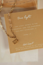 Load image into Gallery viewer, true light mini tag christian necklace