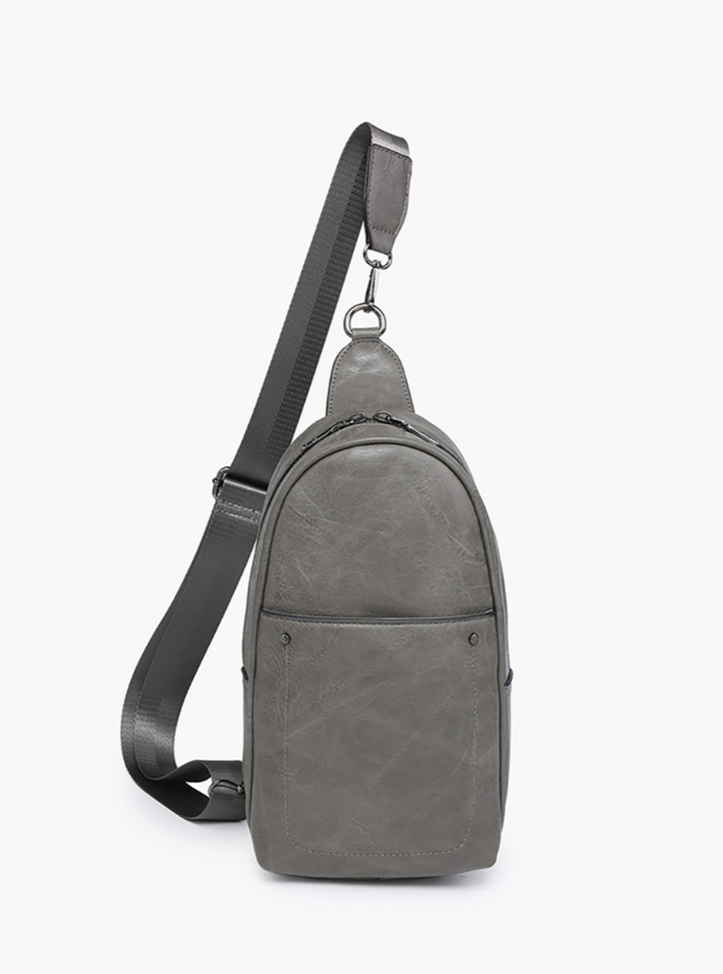 sling bag with double zip | 4 colors