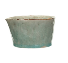 Load image into Gallery viewer, blue green dipped stone measuring cups