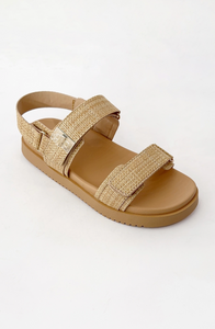 solana raffia sandal