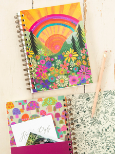 natural life sunshine spiral notebook