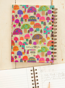 natural life sunshine spiral notebook