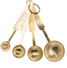 Load image into Gallery viewer, gold stainless steel measuring spoons