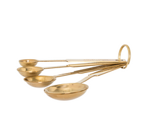 Load image into Gallery viewer, gold stainless steel measuring spoons