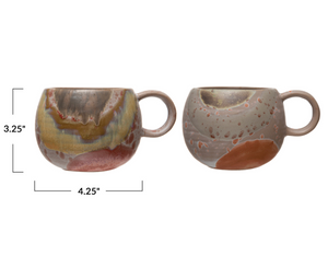 terra luna stoneware mug