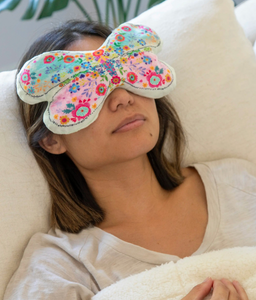 butterfly weighted eye mask