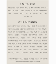Load image into Gallery viewer, I will rise Christian necklace