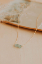 Load image into Gallery viewer, hello adorn seafoam gemma 17&quot; necklace