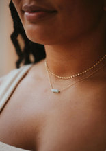 Load image into Gallery viewer, hello adorn seafoam gemma 17&quot; necklace