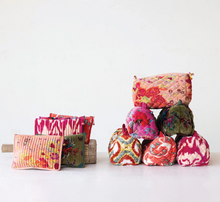 Load image into Gallery viewer, velvet textured zip pouch | 6 prints