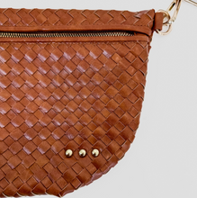 Load image into Gallery viewer, whiskey brown woven bum bag