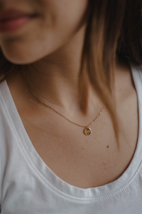 worthy disc christian necklace