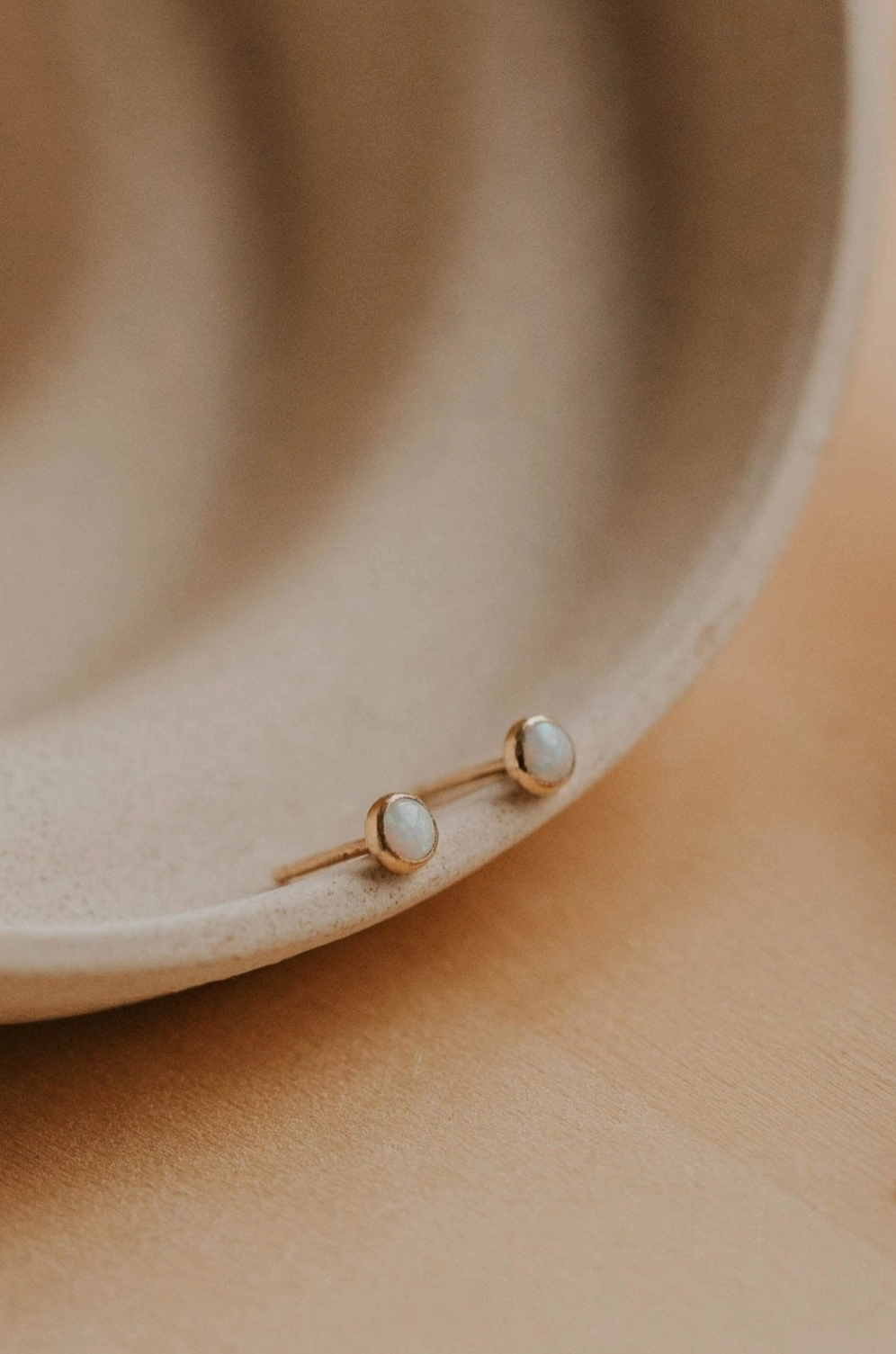 hello adorn poppy opal studs