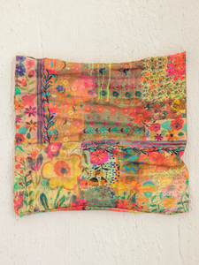natural life pink patchwork half bandeau