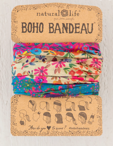 natural life full boho bandeau floral border