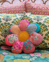 Load image into Gallery viewer, natural life whimsy floral pillow